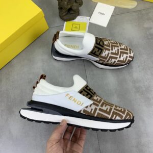 fendi new driving shoes white