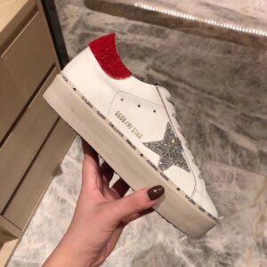 golden goose hi star sneakers red sequin