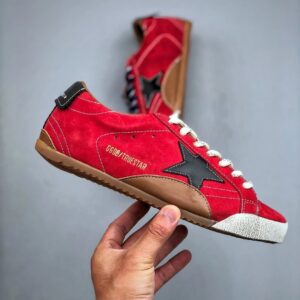 golden goose true star sneakers red