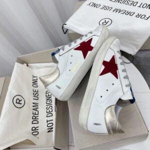 golden goose sstar sneakers red star