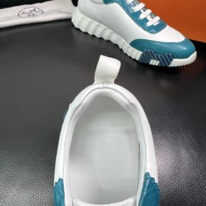 hermes bouncing luxury sneakers blue white