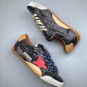 golden goose true star sneakers black