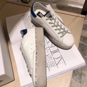 golden goose hi star sneakers blue tail
