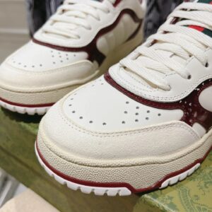 gucci re web sneakers white red