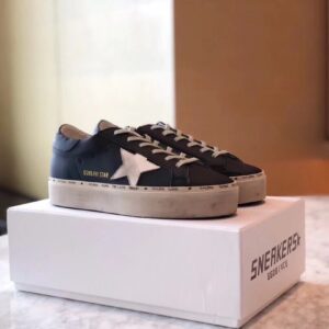 golden goose hi star sneakers black