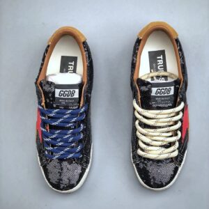 golden goose true star sneakers black