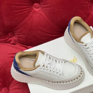 chloé platform sneakers multicolor