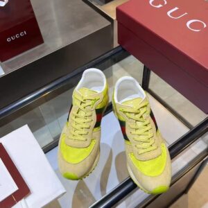 gucci re motion sneakers yellow