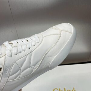 chloe low top sneakers white