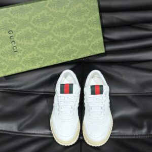 gucci re web sneakers white