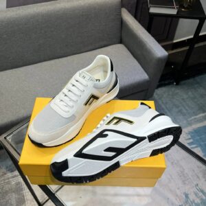 fendi flow men's fashion sneakers white