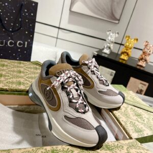 gucci run sneakers grey