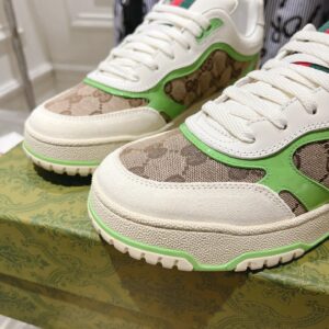 gucci re web sneakers white green