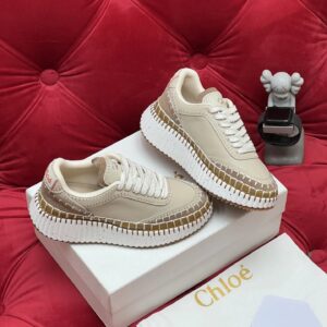 chloe beige sneakers