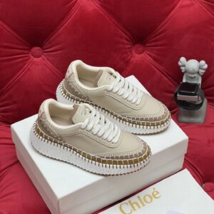 chloe beige sneakers