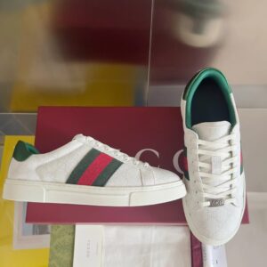 gucci ace bee sneakers white