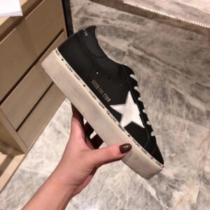 golden goose hi star sneakers black