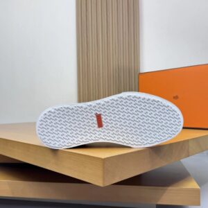 hermes day nappa sneakers white