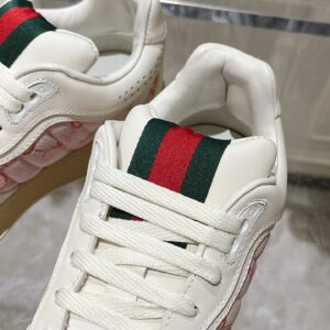 gucci re web sneakers white pink