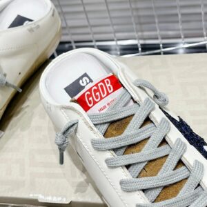 golden goose superstar sabot blue