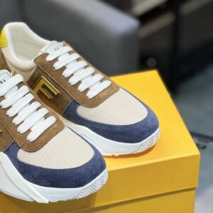 fendi flow men's fashion sneakers yellow