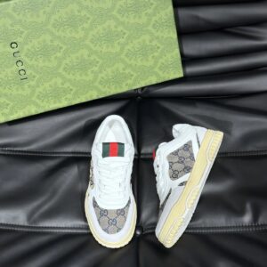 gucci re web sneakers gray