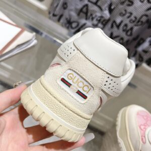 gucci re web sneakers white pink
