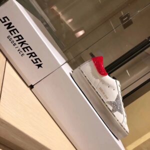 golden goose hi star sneakers red sequin