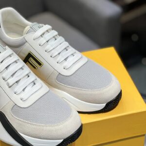 fendi flow men's fashion sneakers white