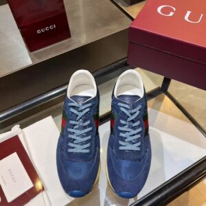 gucci re motion sneakers navy