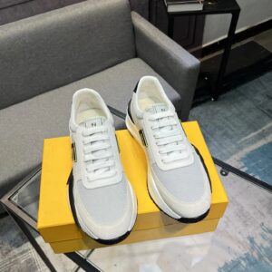 fendi flow men's fashion sneakers white