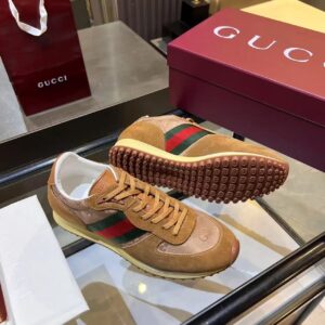 gucci re motion sneakers brown