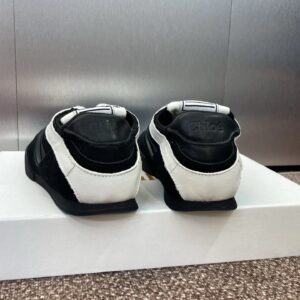 chloe sneakers black white