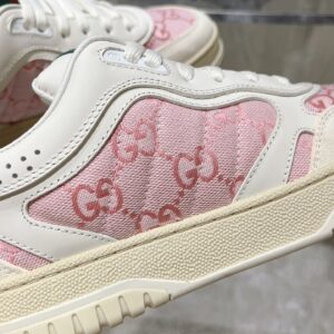 gucci re web sneakers white pink