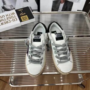 golden goose hi star sneakers black purple