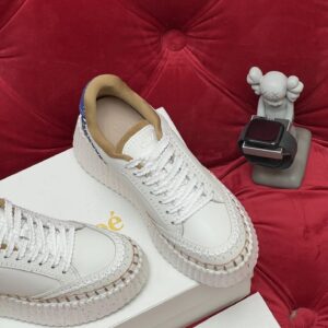 chloé platform sneakers multicolor