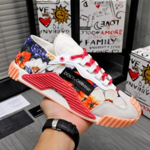 dolce & gabbana sneakers floral multicolor