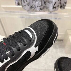 gucci re web sneakers black white