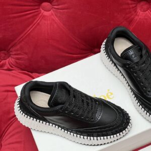 chloe black casual sneakers