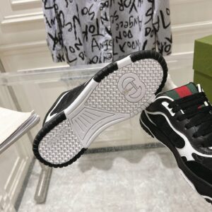 gucci re web sneakers black white