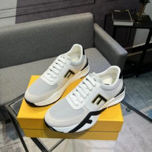 fendi flow men's fashion sneakers white