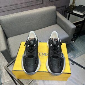fendi flow men's fashion sneakers black