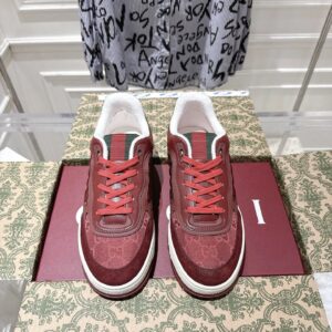 gucci re web sneakers red