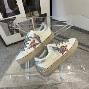 golden goose hi star sneakers pink star