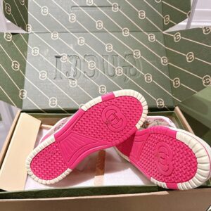 gucci re web sneakers white pink