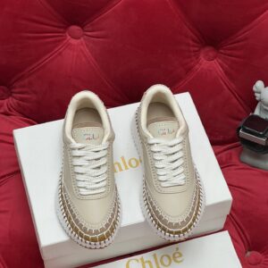 chloe beige sneakers