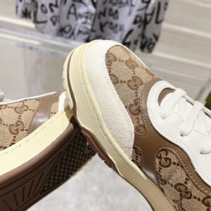 gucci re web sneakers white brown
