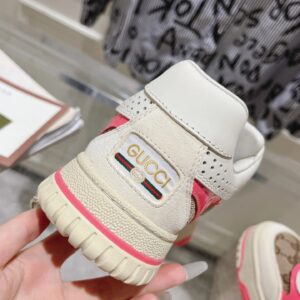 gucci re web sneakers pink beige