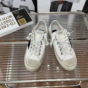 golden goose vstar2 sneakers canvas black