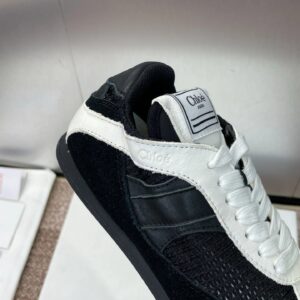 chloe sneakers black white